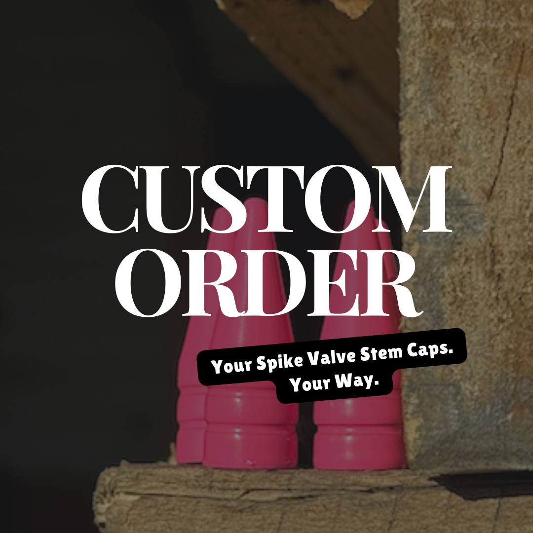 Custom Order Spike Valve Stem Caps