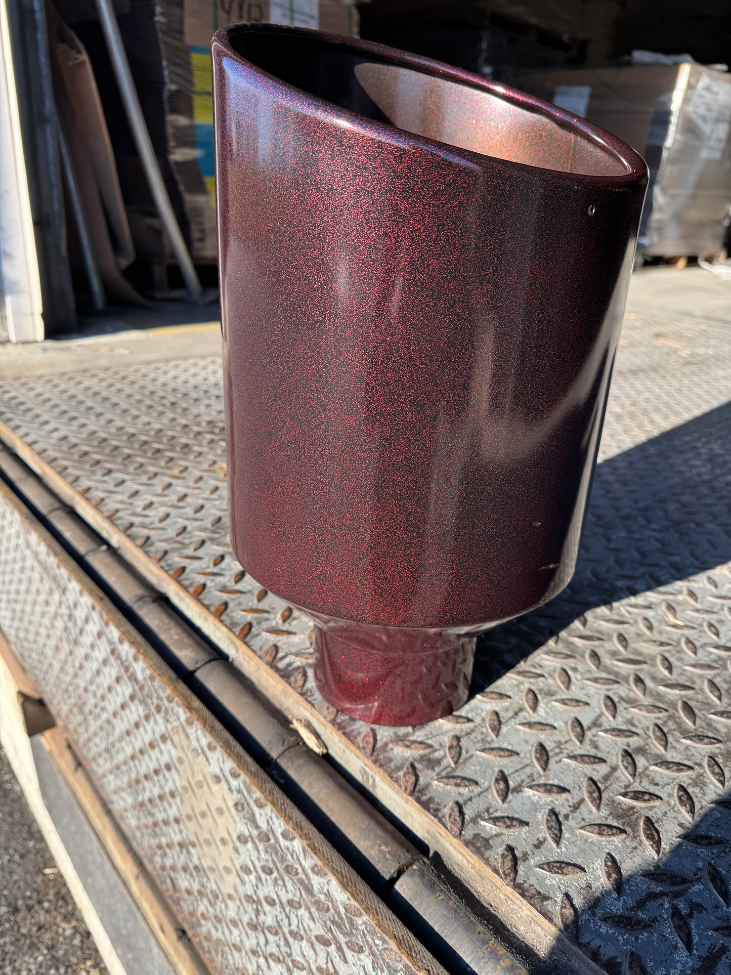 Crimson Red Exhaust Tip
