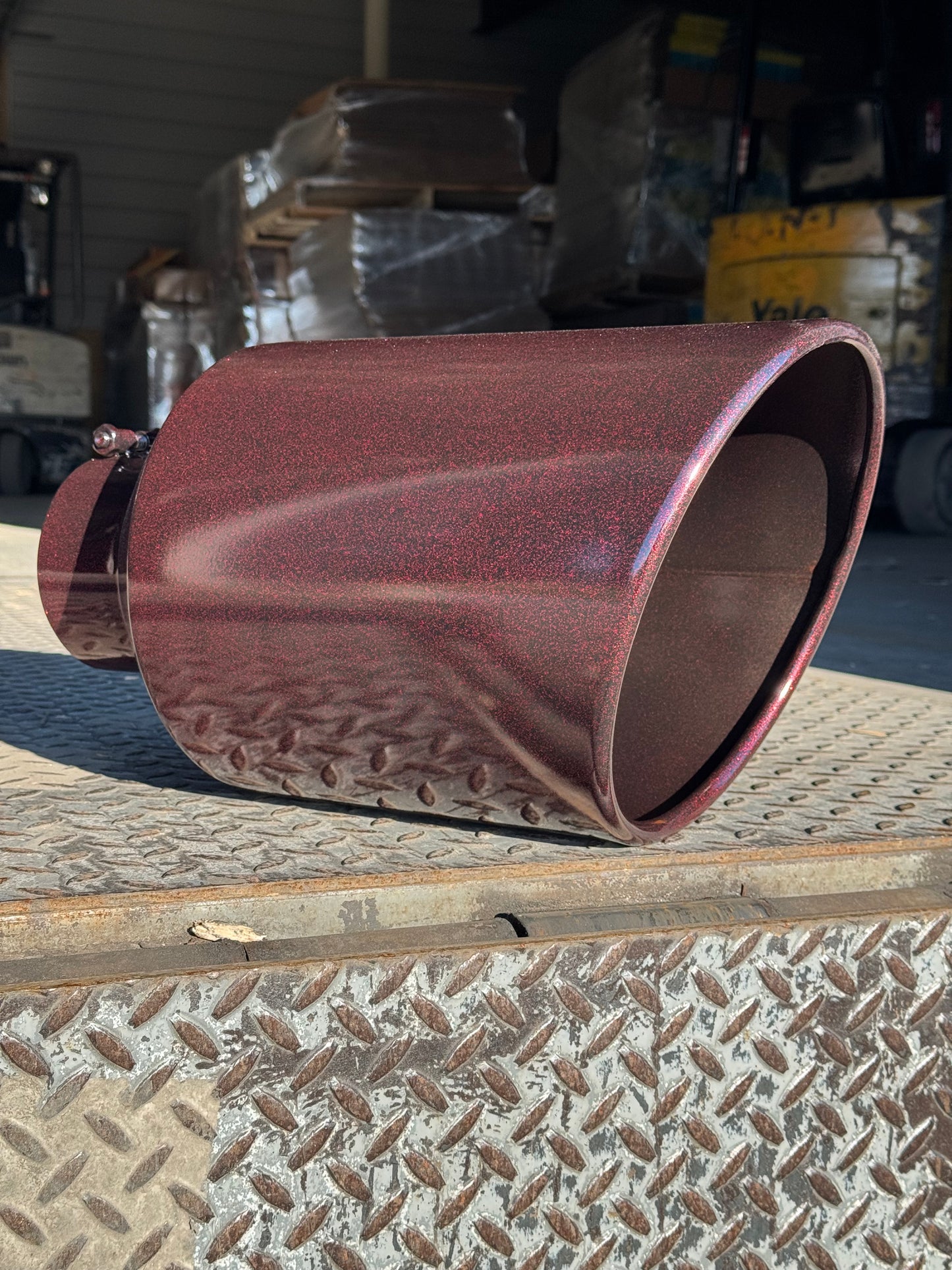 Crimson Red Exhaust Tip