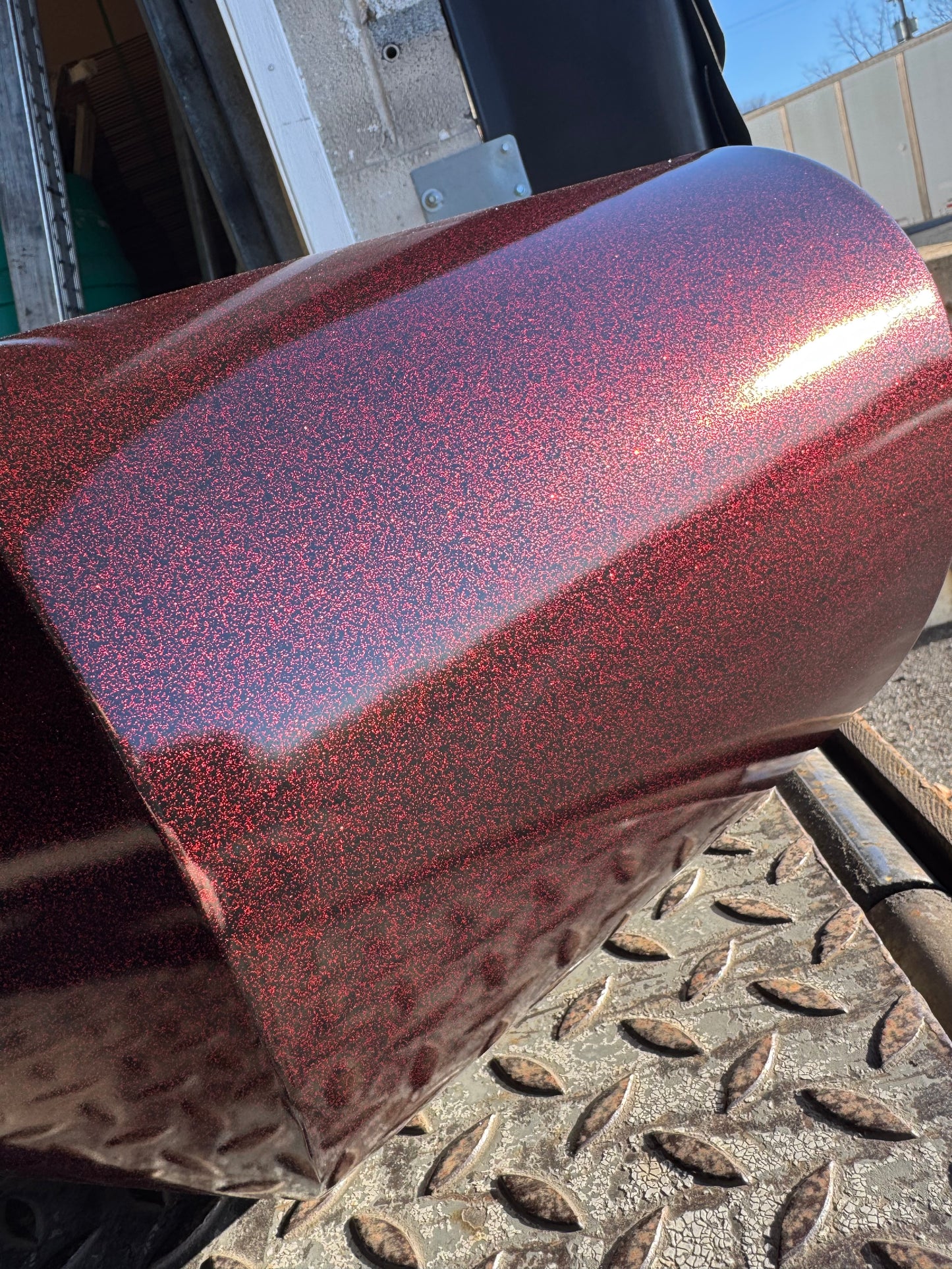 Crimson Red Exhaust Tip