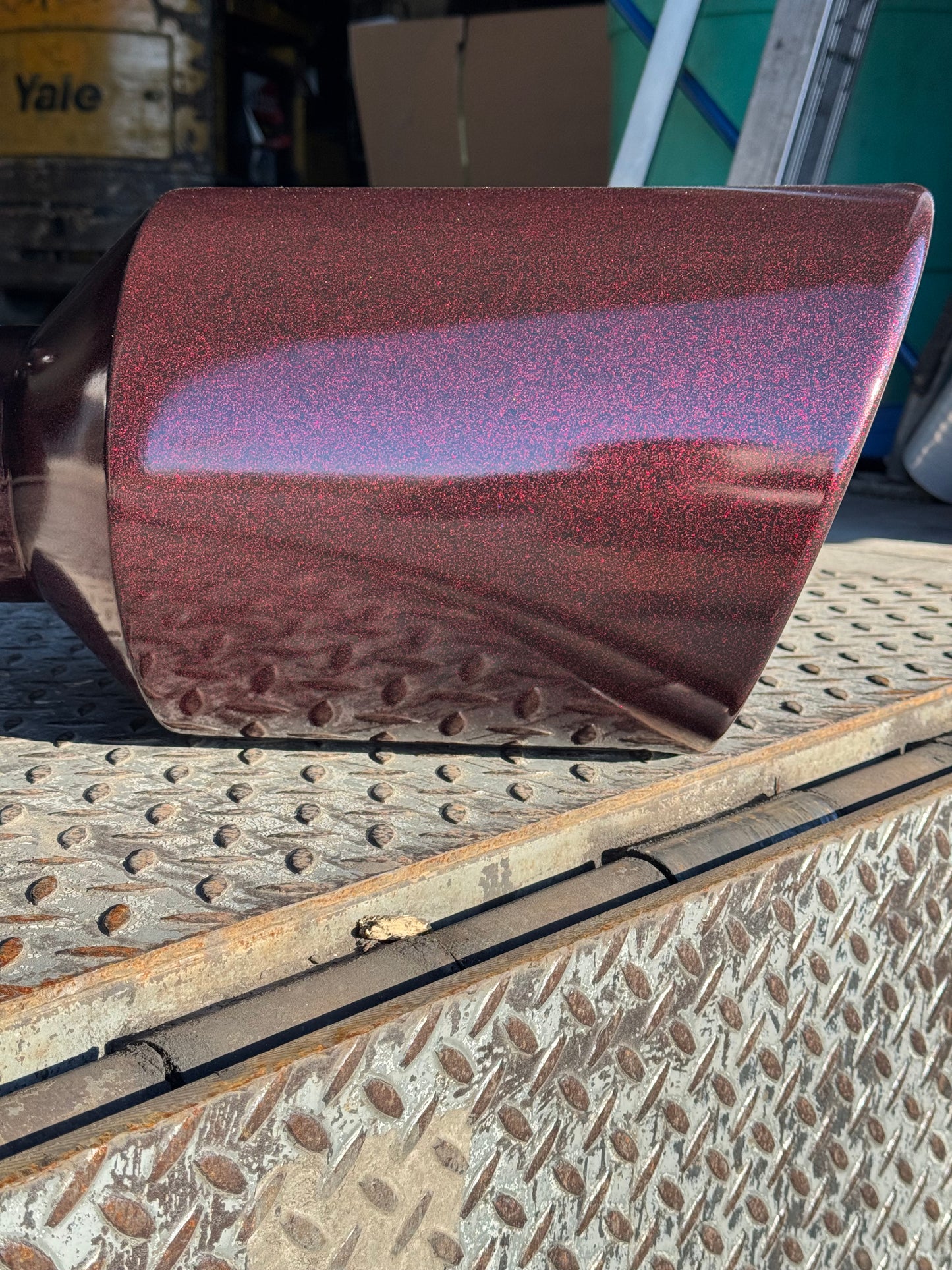 Crimson Red Exhaust Tip