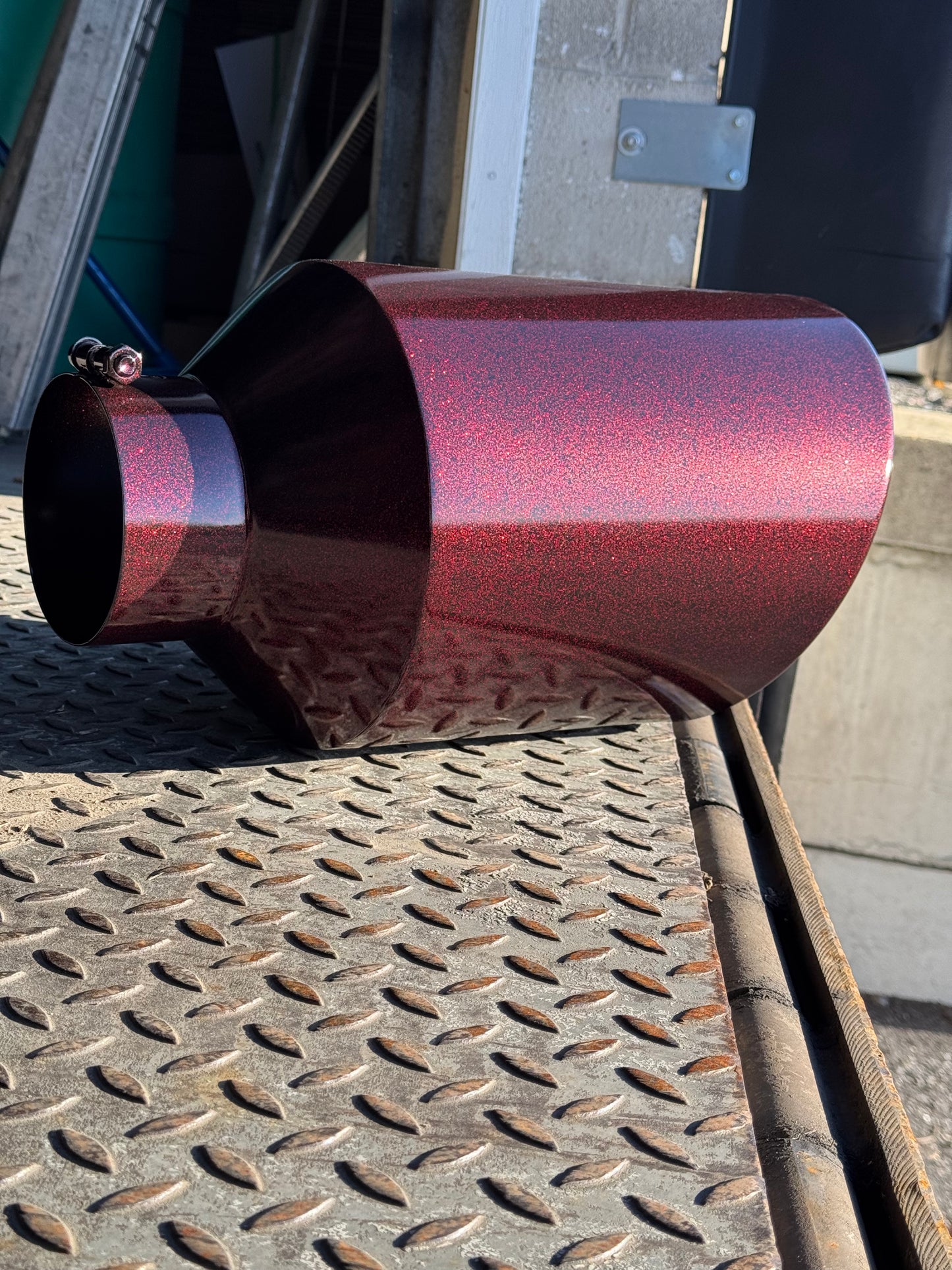 Crimson Red Exhaust Tip