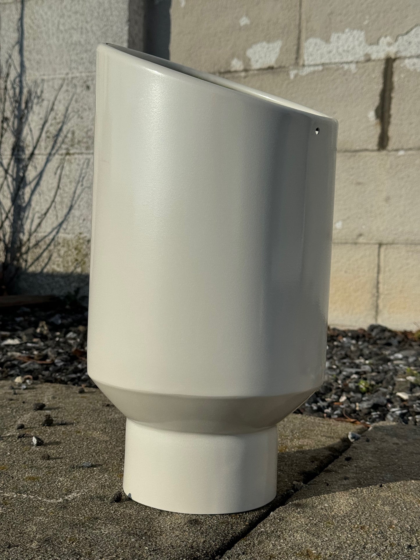 Pearl White Exhaust Tip