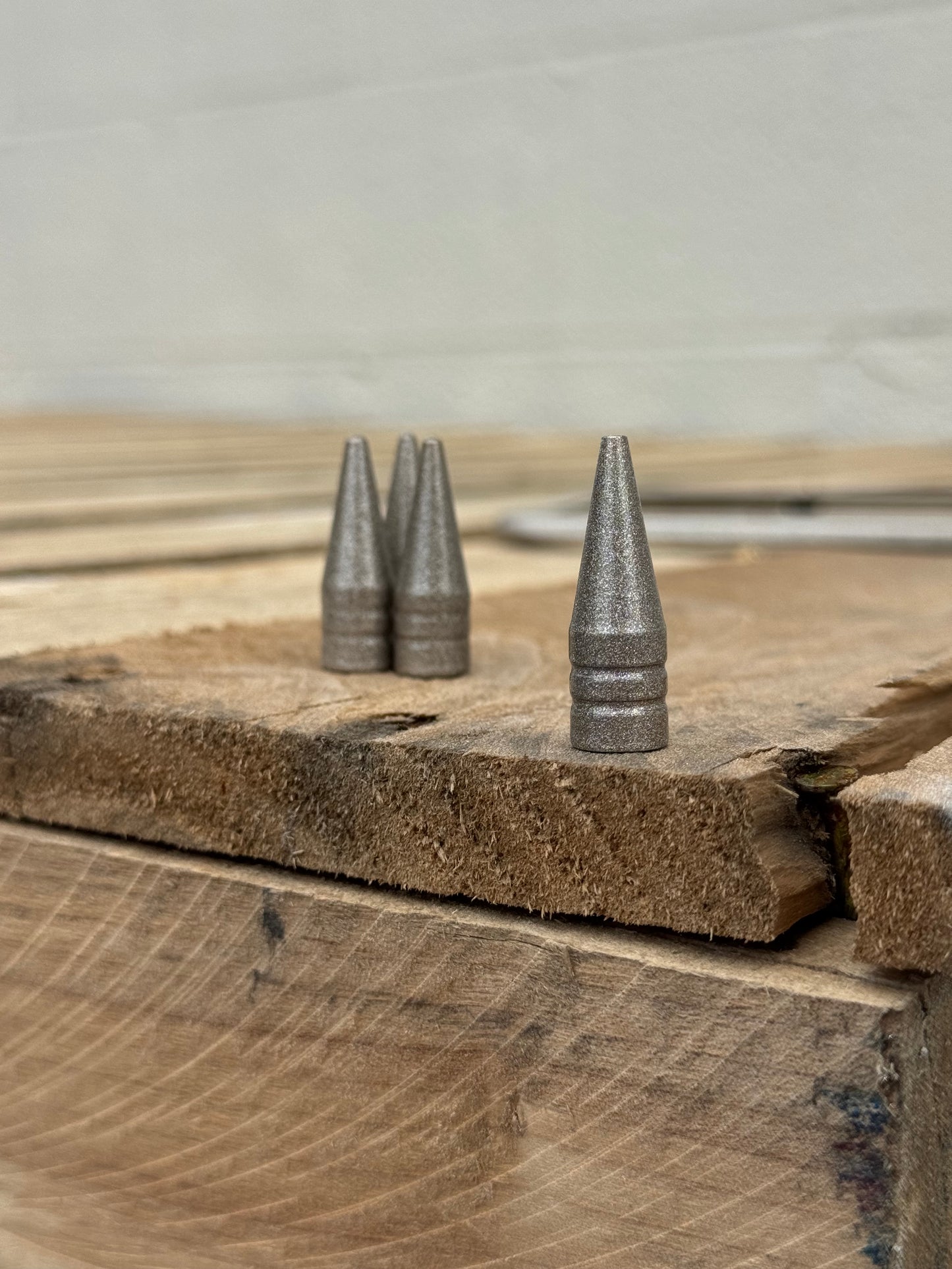 King Ranch Arizona Beige Spike Valve Stem Caps