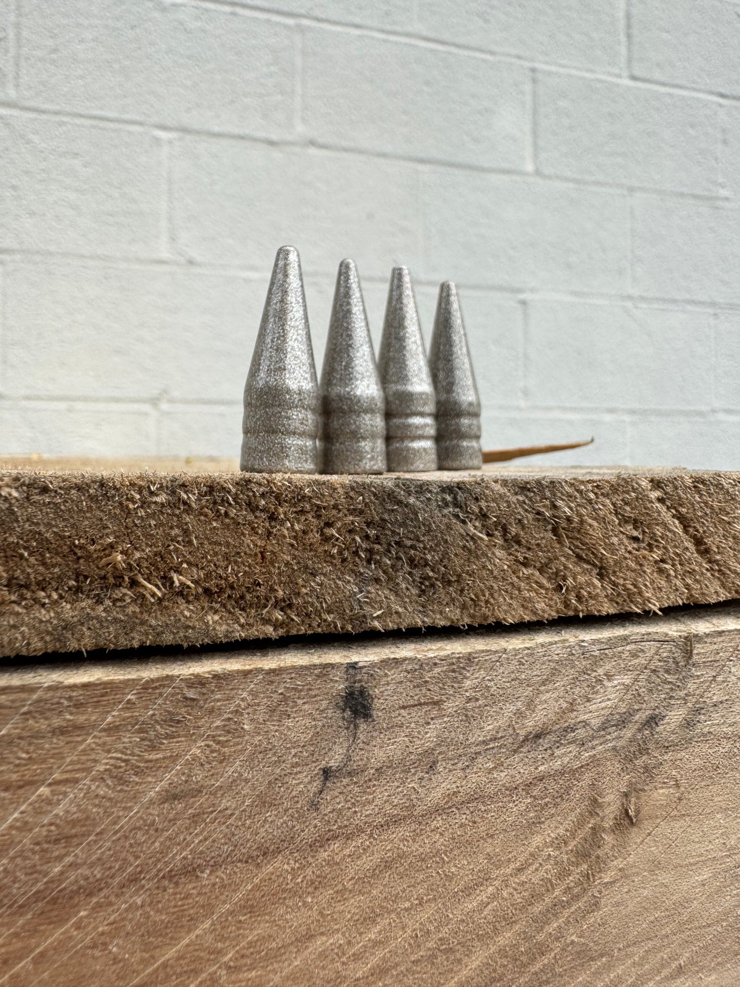 King Ranch Arizona Beige Spike Valve Stem Caps