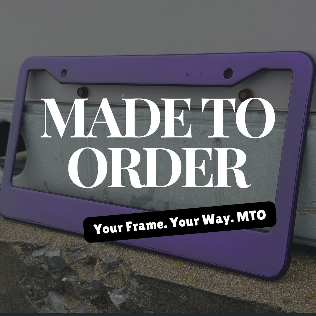 MTO License Plate Frame