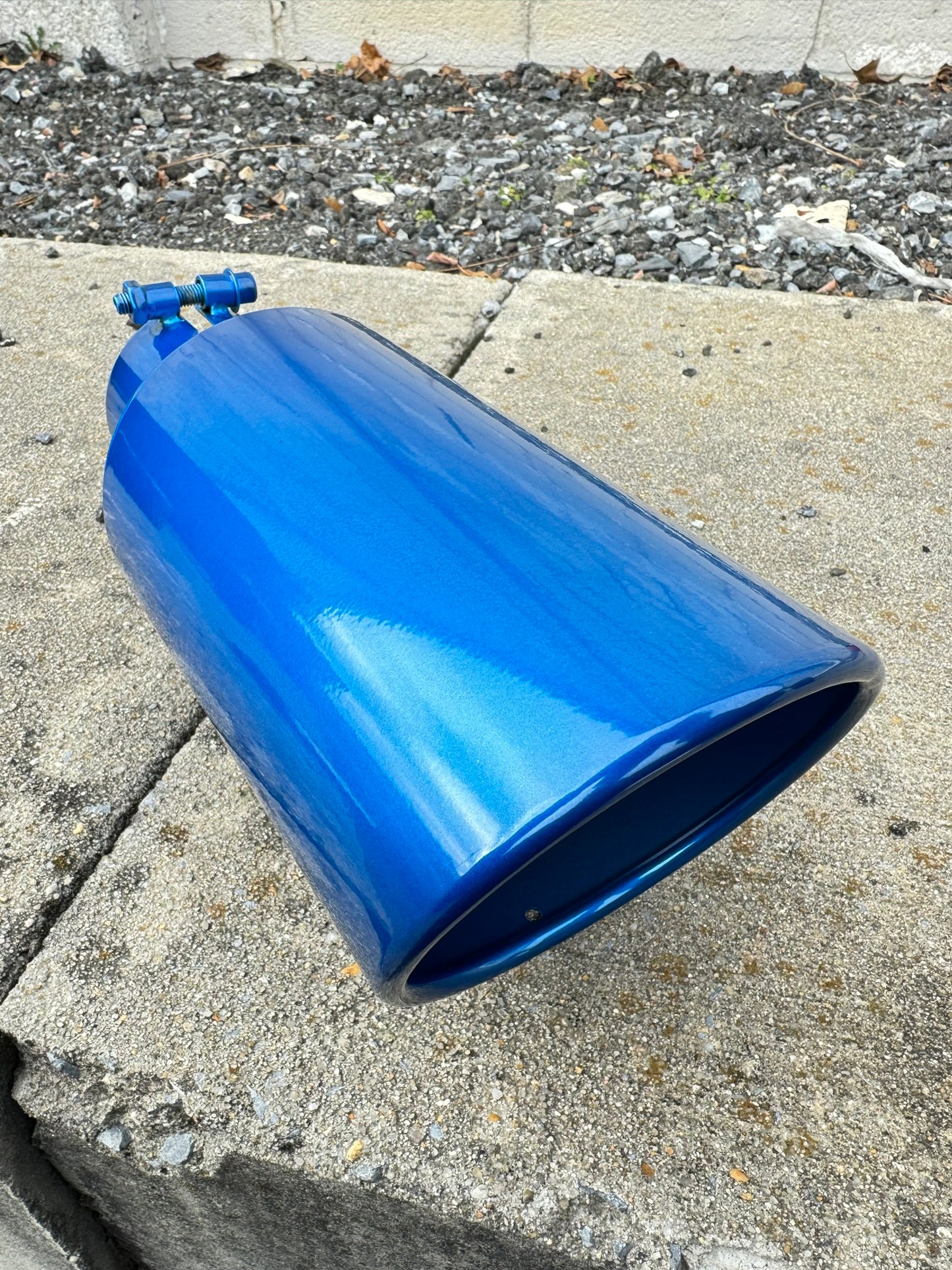 Icy Blue Exhaust Tip