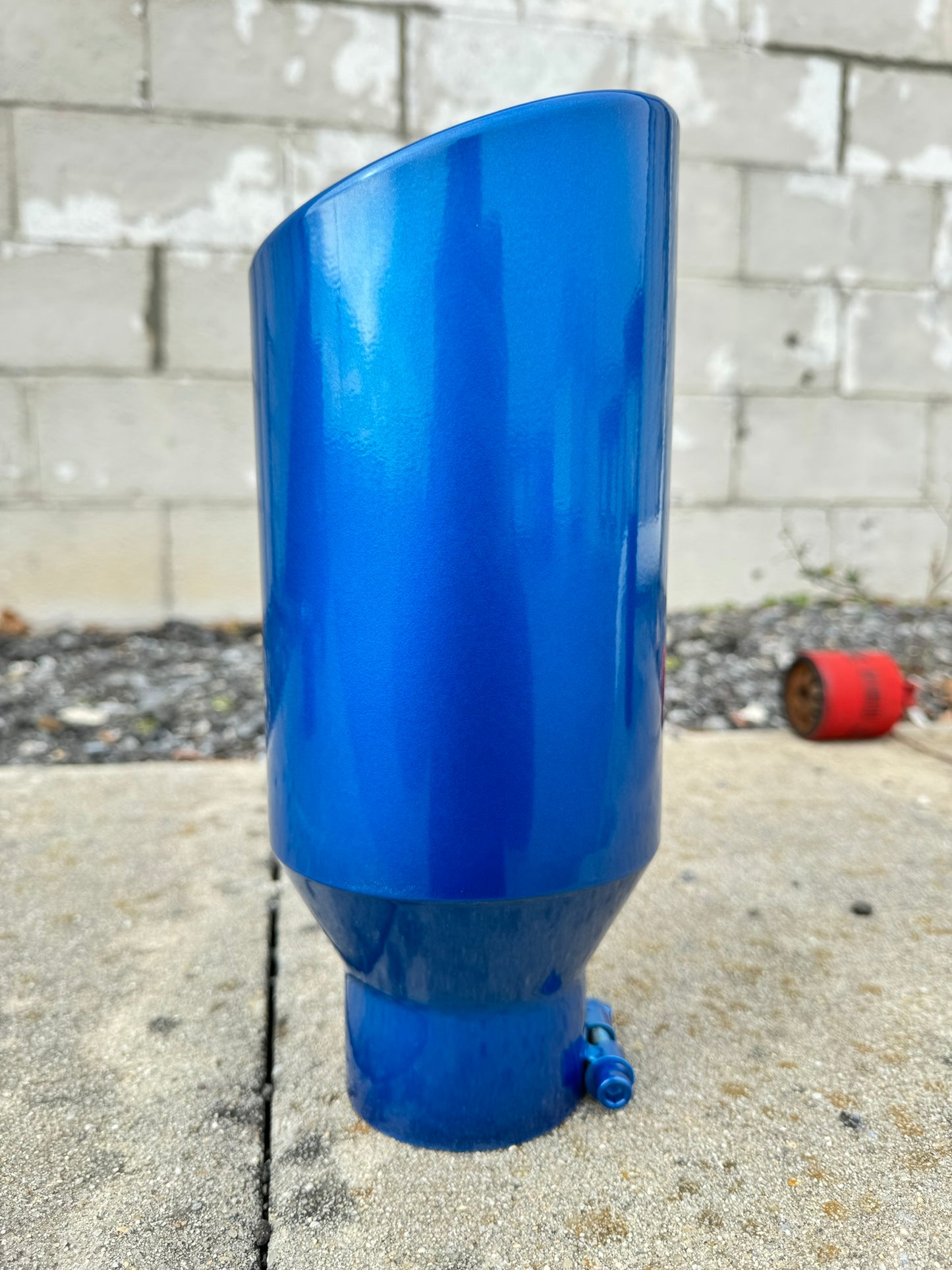 Icy Blue Exhaust Tip