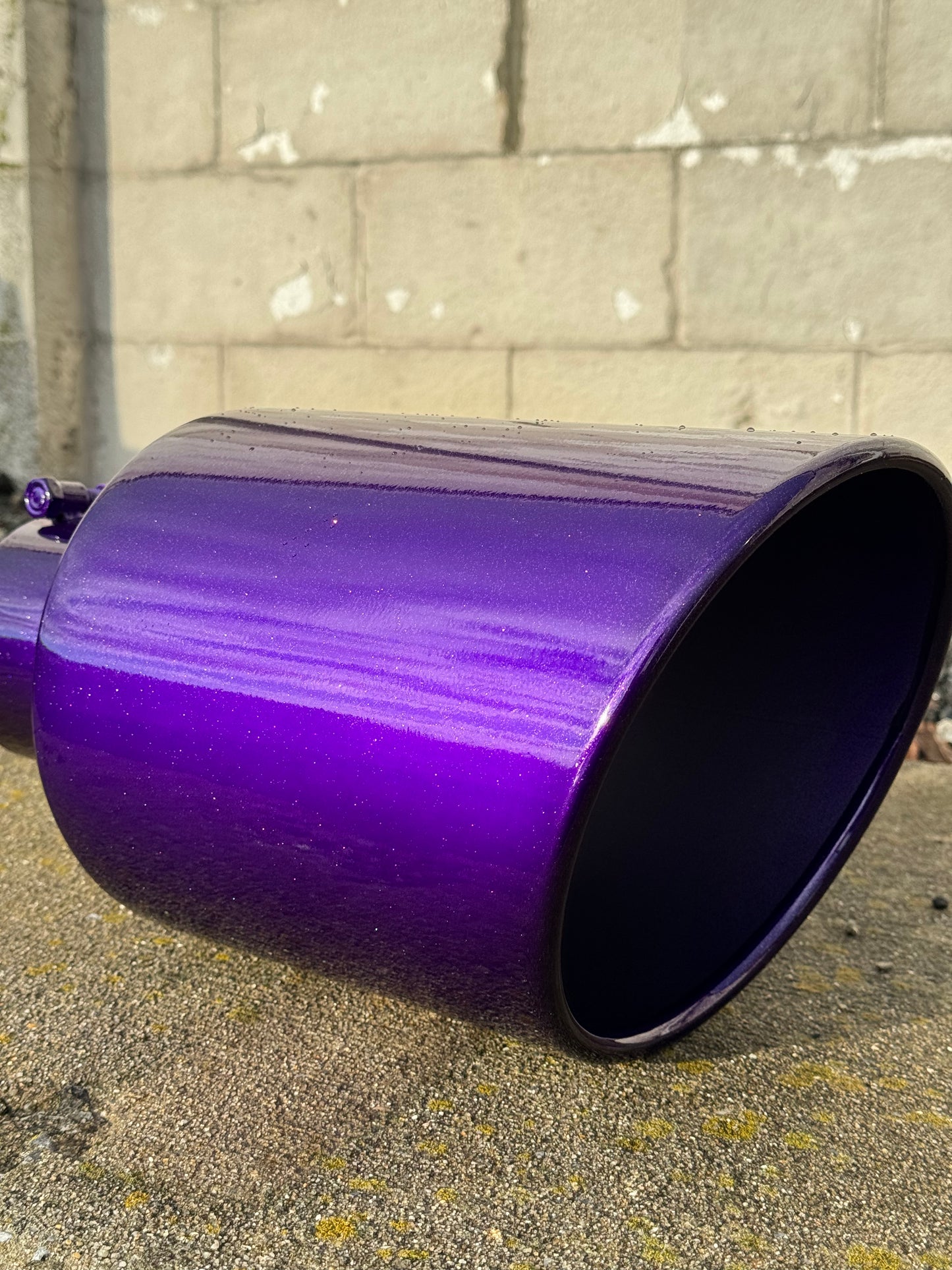 Golden Illusion Purple Exhaust Tip