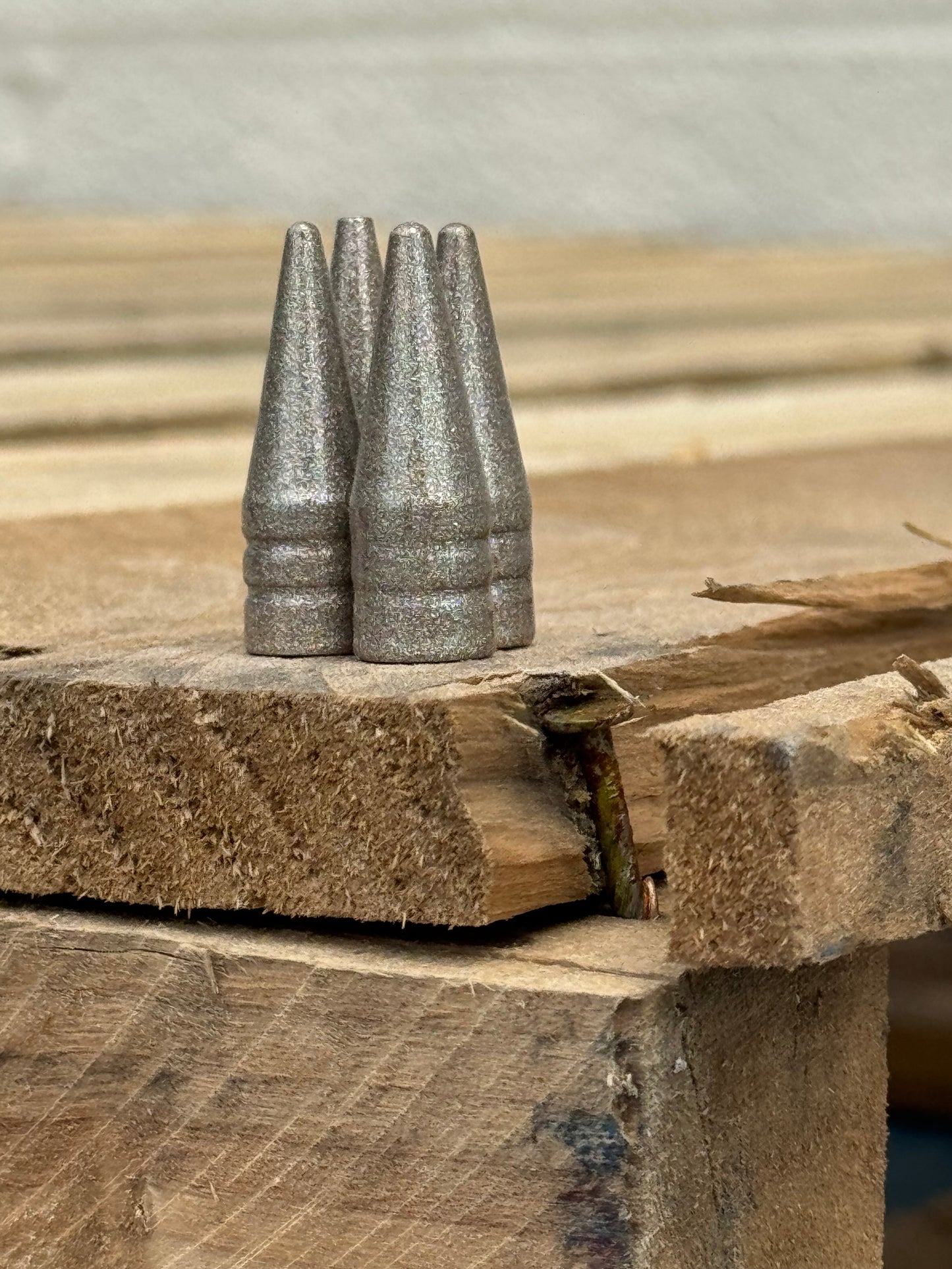 King Ranch Arizona Beige Spike Valve Stem Caps