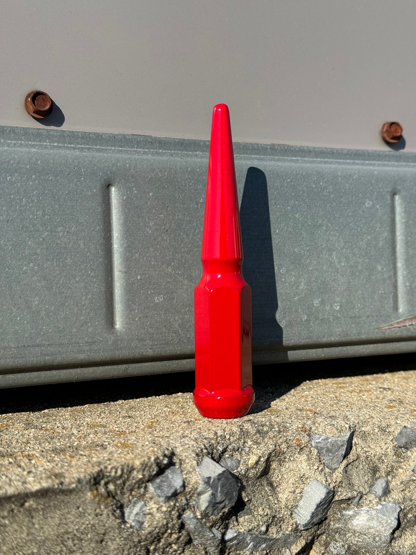 Red Spike Lug Nuts