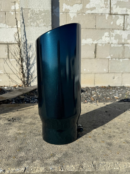 Indigo Teal Exhaust Tip