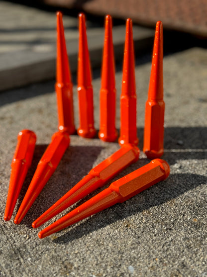 Orange Crush Spike Lug Nuts