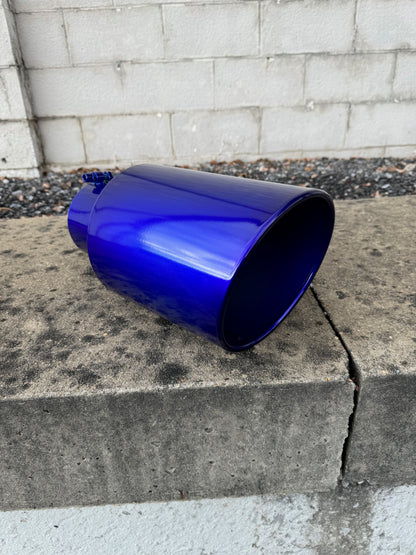 Candy Blue Exhaust Tip