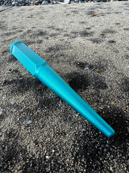 Matte Candy Teal Spike Lug Nuts