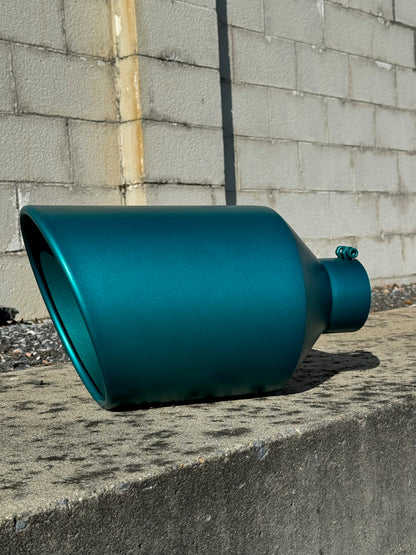 Matte Candy Teal Exhaust Tip