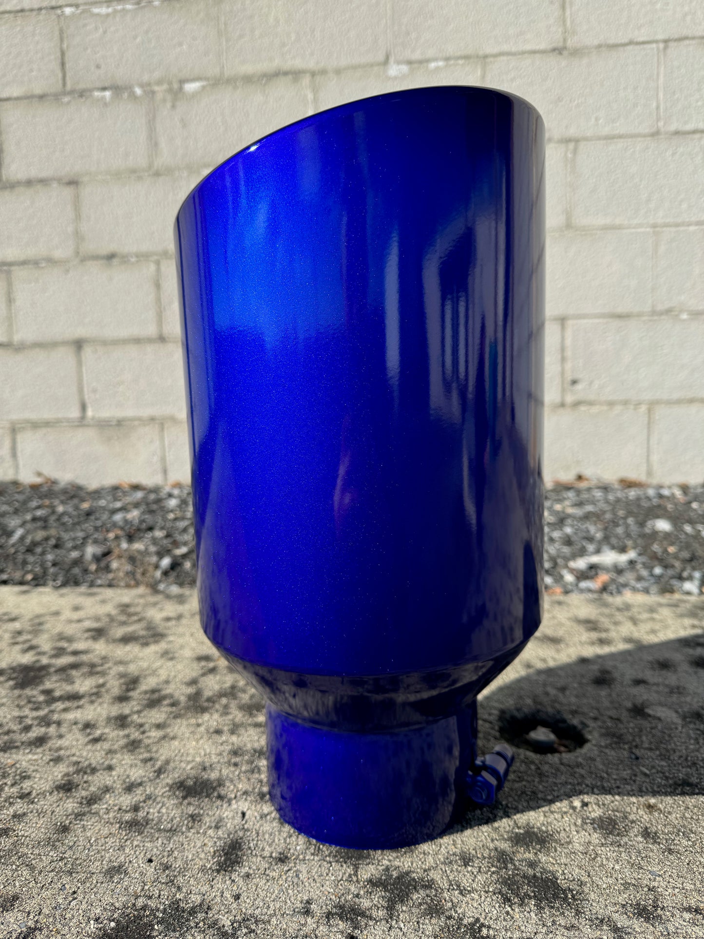 Candy Blue Exhaust Tip