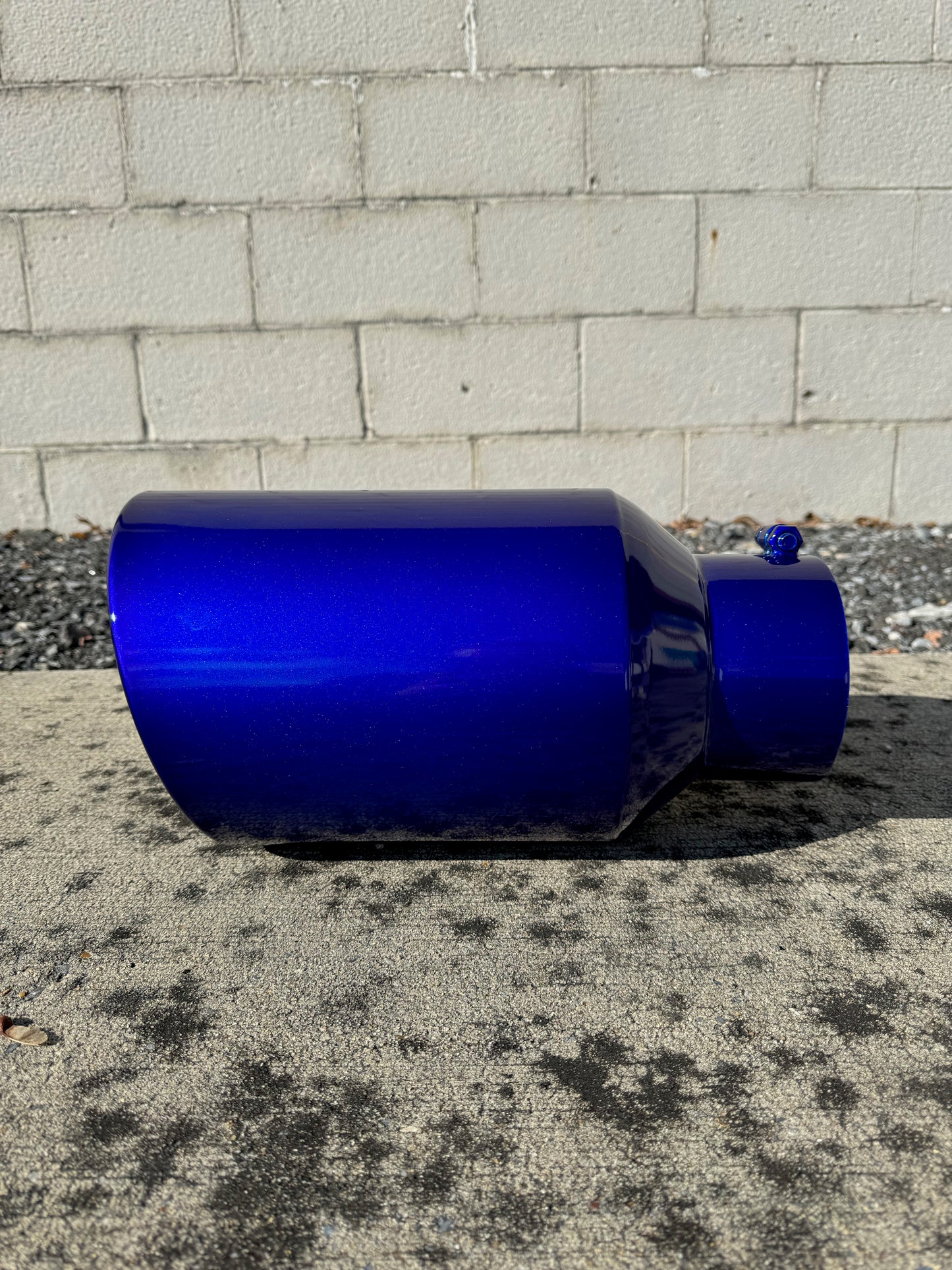 Candy Blue Exhaust Tip