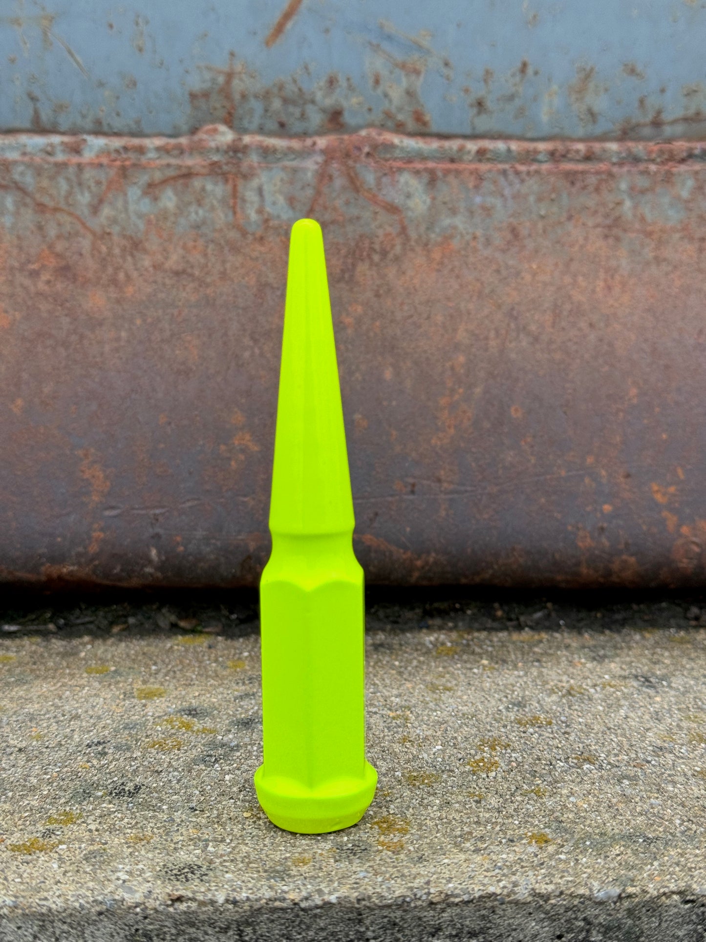 Neon Yellow Spike Lug Nuts