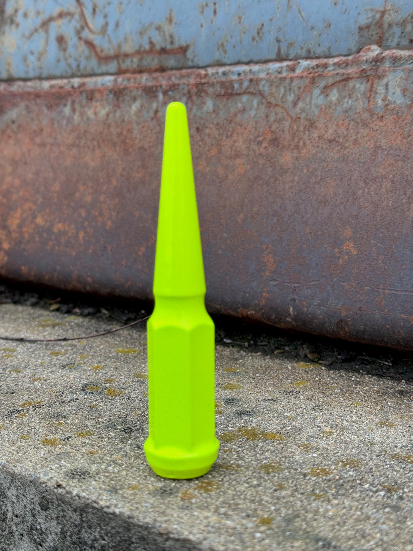 Neon Yellow Spike Lug Nuts