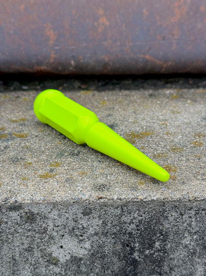 Neon Yellow Spike Lug Nuts