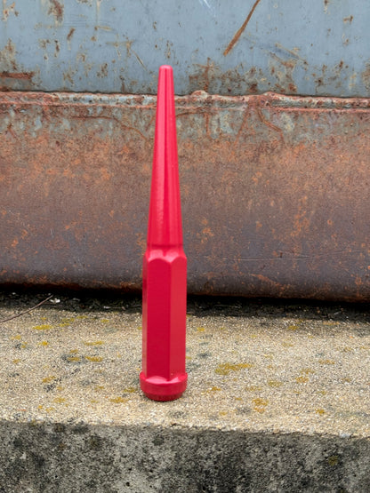 Scarlet Red Spike Lug Nuts