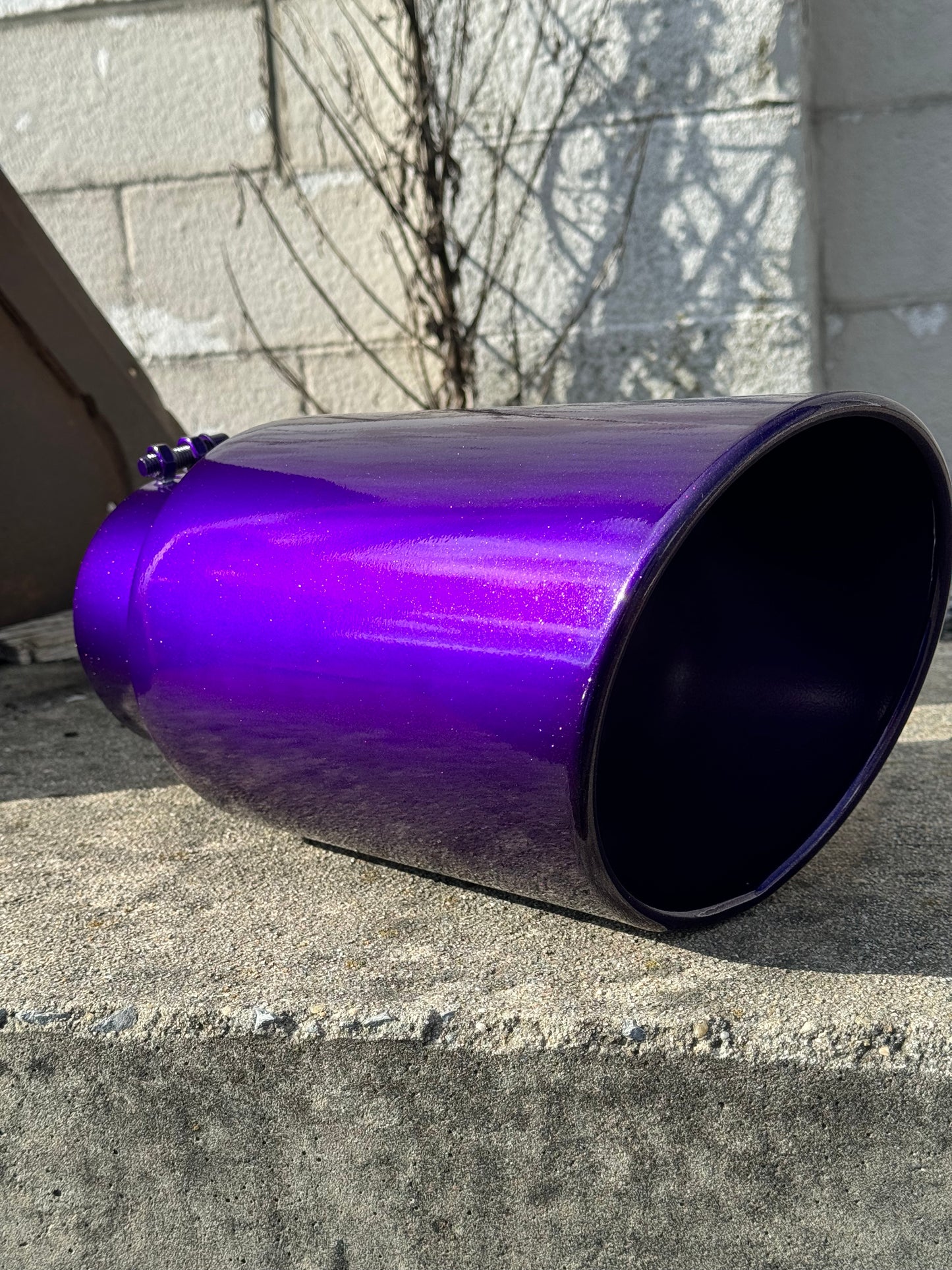 Golden Illusion Purple Exhaust Tip