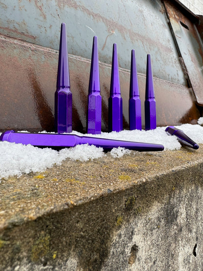 Illusion Purple Spike Lug Nuts