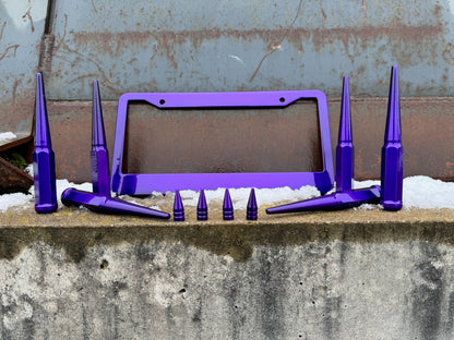 Illusion Purple Spike Lug Nuts