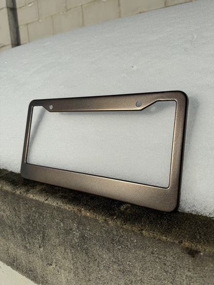 Metallic Bronze License Plate Frame