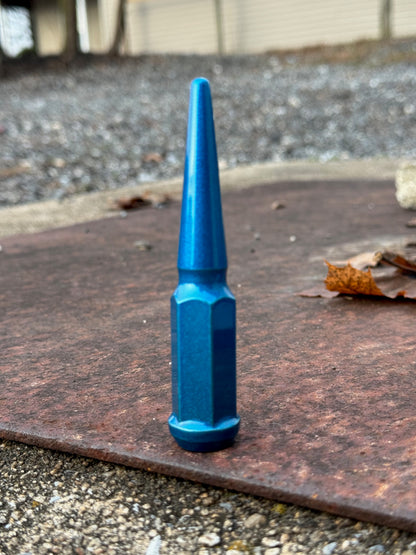 Hawaii Blue Spike Lug Nuts