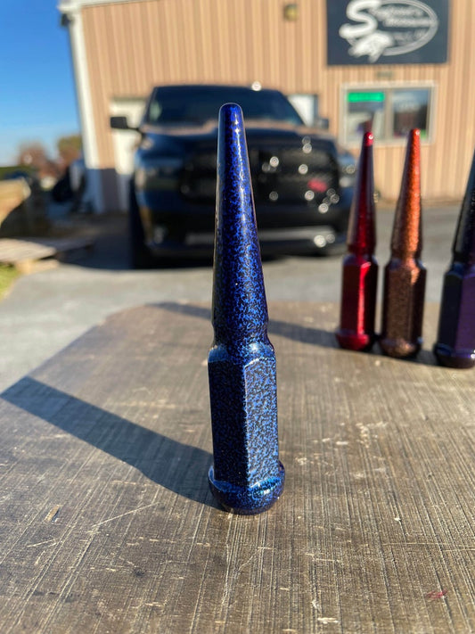 Hurricane Blue Spike Lug Nut