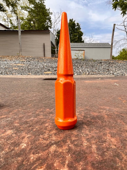 Illusion Orange Spike Lug Nuts