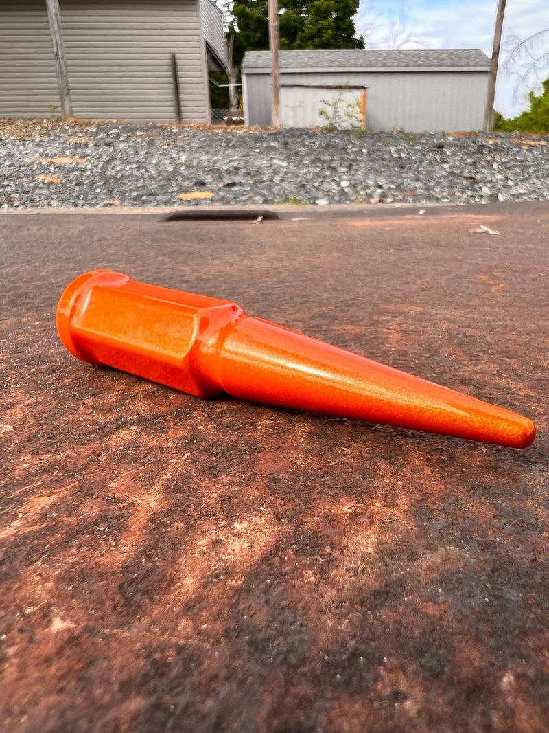 Illusion Orange Spike Lug Nuts