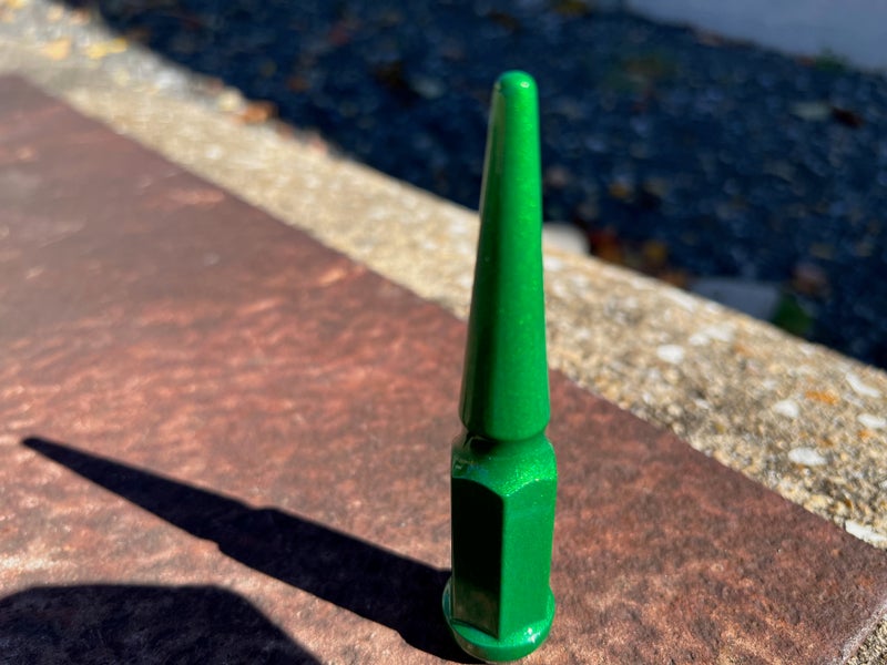 Sour Green Apple Spike Lug Nuts