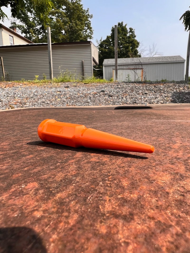 Orange Spike Lug Nuts