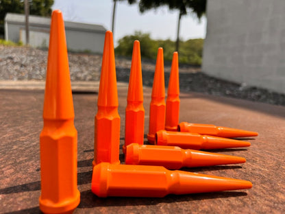 Orange Spike Lug Nuts