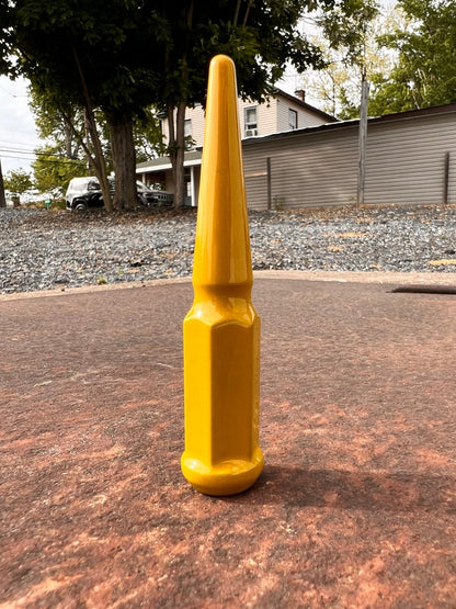 Psycho Yellow Spike Lug Nuts