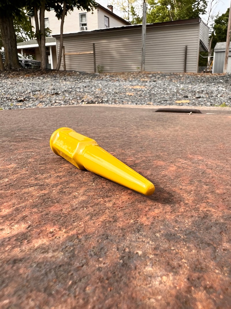 Psycho Yellow Spike Lug Nuts