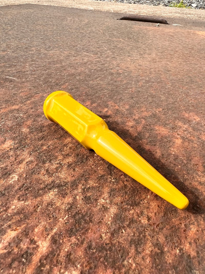 Psycho Yellow Spike Lug Nuts