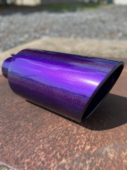 Holographic Illusion Purple Exhaust Tip