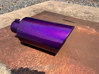 Holographic Illusion Purple Exhaust Tip