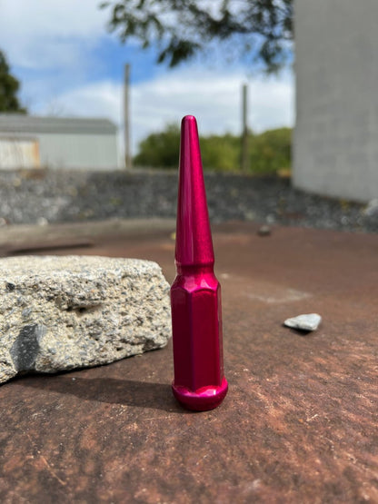 Illusion Pink Spike Lug Nuts