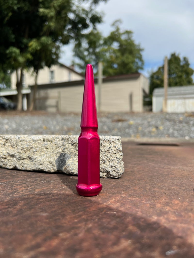 Illusion Pink Spike Lug Nuts