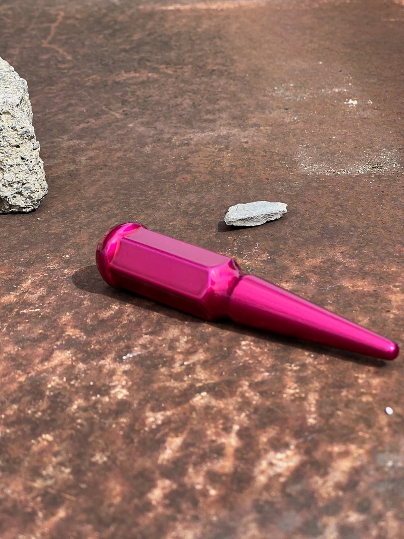 Illusion Pink Spike Lug Nuts