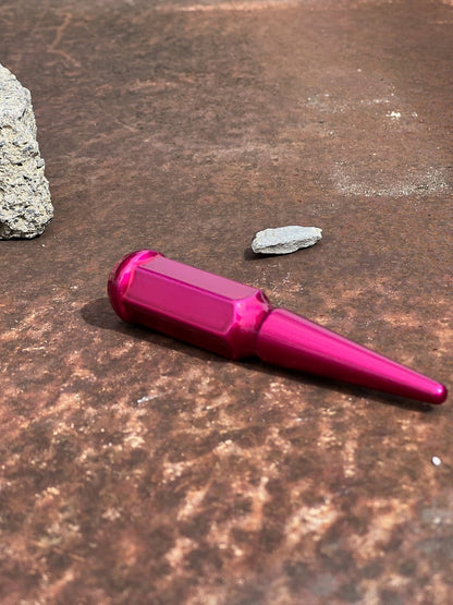 Illusion Pink Spike Lug Nuts