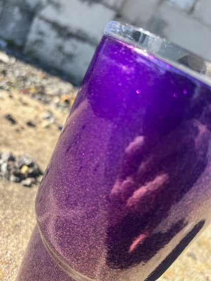 Illusion Purple Glitz & Glam Drinkware