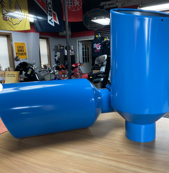 Spoolbus Blue Exhaust Tip