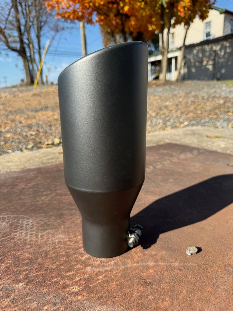 Forged Charcoal Exhaust Tip