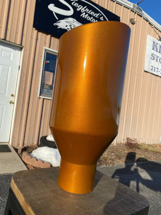 Gold Razzle Dazzle Exhaust Tip